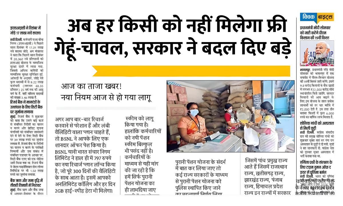 Ration Card Holders